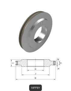 Diamantscheiben für Flachglas 14FF6Y | Diamantwerkzeuge Dias Turnov