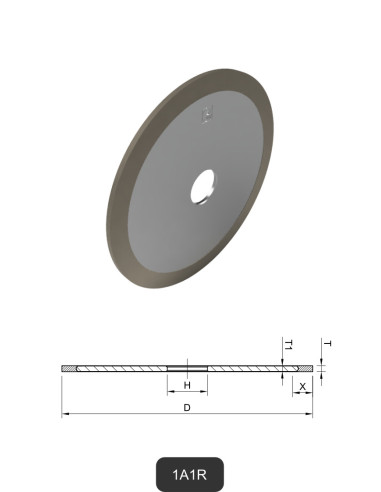 Diamond cutting discs 1A1R | Grinding and cutting of Glass and Ceramics