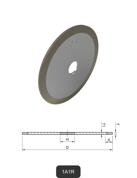 Diamond cutting discs 1A1R | Grinding and cutting of Glass and Ceramics